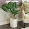 36" Green Vinyl Contemporary Potted Artificial Tree